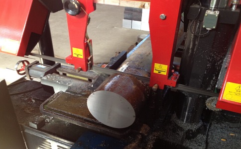 合浦卧式带锯床加工时出现明显振荡如何排查？